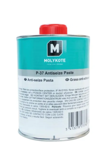 Molykote p-37 antisieize paste